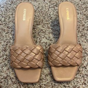 Express kitten heel sandals